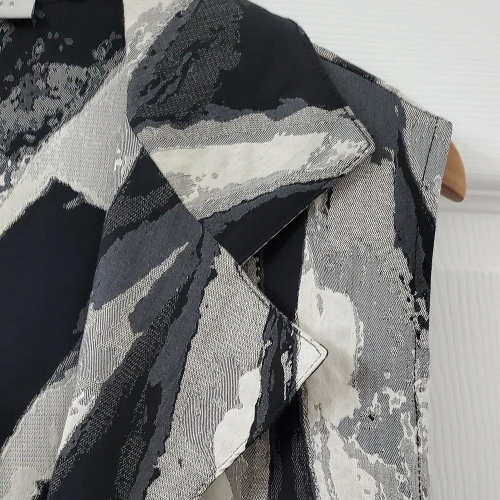 Bryn Walker Marcelina Stretch Jacquard Open Front Vest - Picture 3 of 12